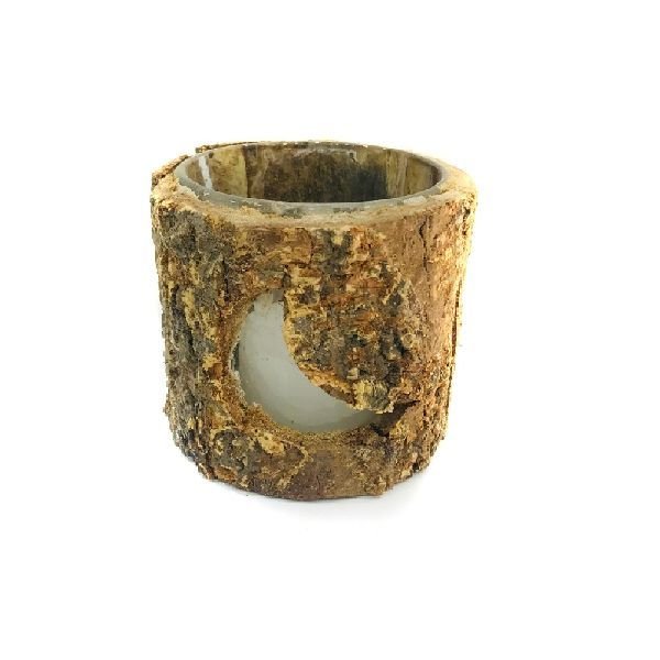 Wood Bark Candle 02