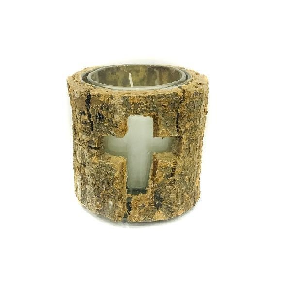 Wood Bark Candle 03