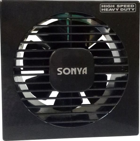 4” Hs Axial Plastic Exhaust Fan Black