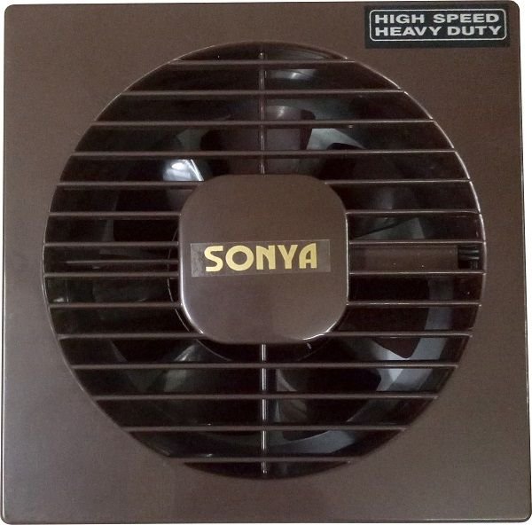 4” Hs Axial Plastic Exhaust Fan Brown