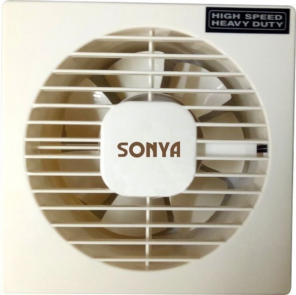 6” Hs Axial Plastic Exhaust Fan Opel White