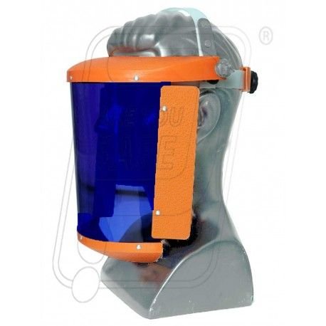 Face shield Blue 6 x 11 A type + Head Ring