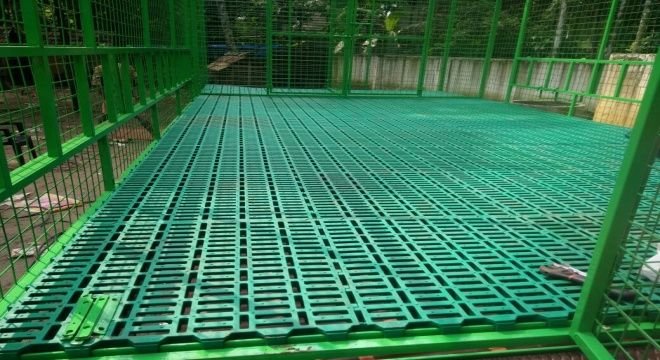 PP Floor Elevated Goat Shed Construction Services 01