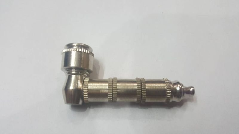 Brass Plain Smoking Pipes 01