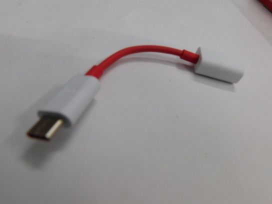 Type-C OTG Red and White Data Cable 01
