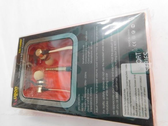 Ubon S10 Champ Braided Earphones 01