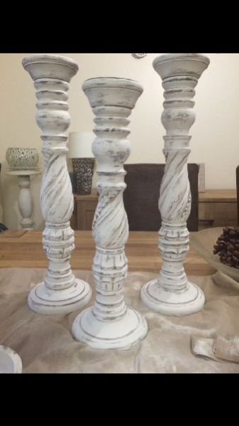 Wooden Candle Holder 05