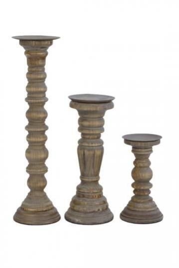 Wooden Candle Holder 08