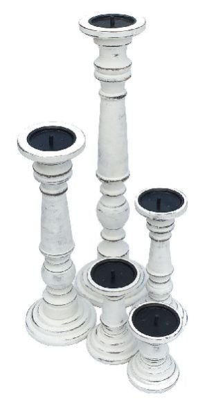 Wooden Candle Holder 09