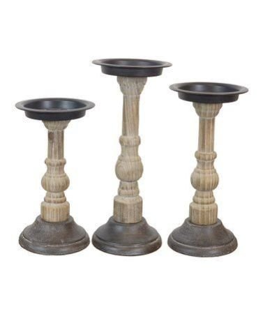 Wooden Candle Holder 10