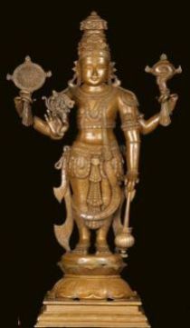 Brass Vishnu Statue