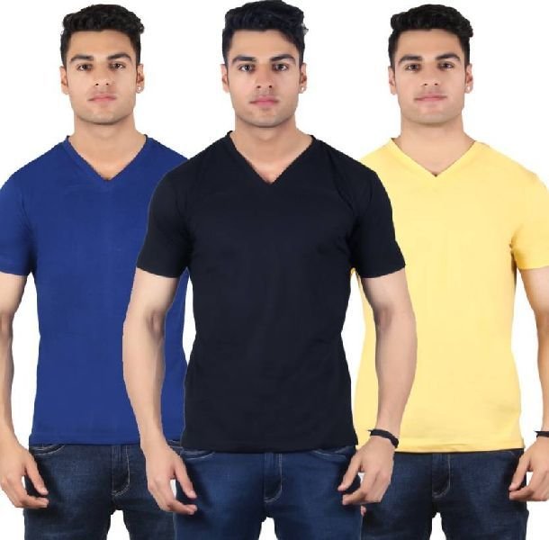 Mens V Neck T-Shirts 01