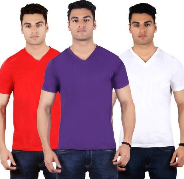 Mens V Neck T-Shirts 02