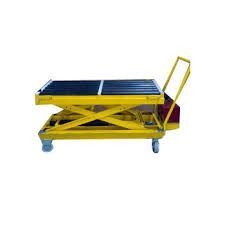 transfer trolley and scissor lift