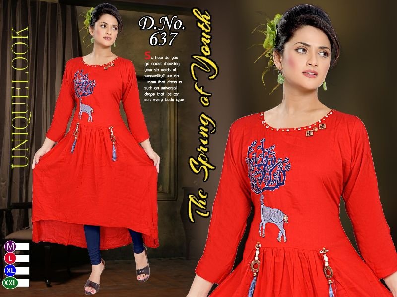 637 Designer Kurti