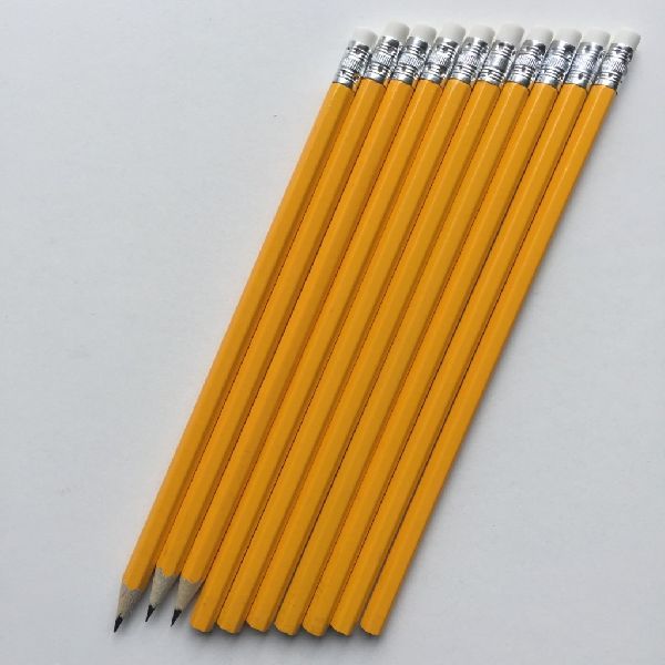 Yellow Rubber Tip Pencils 01