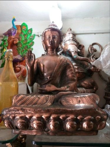 Gun Metal Buddha Statue 01