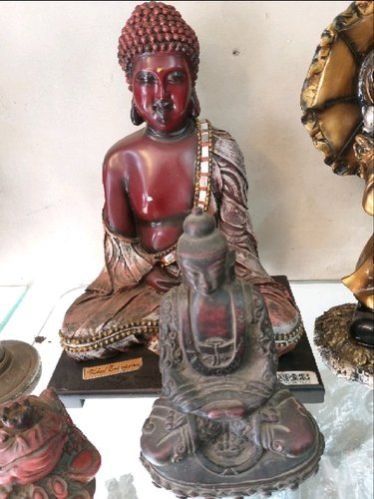 Gun Metal Buddha Statue 02