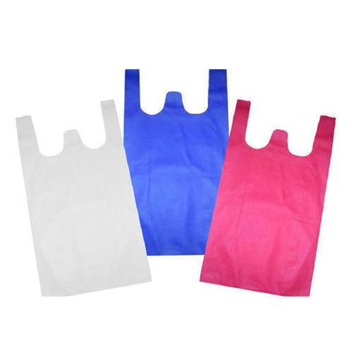 Plain W Cut Non Woven Bags 02
