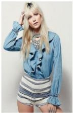 Ladies Denim Shirts 02