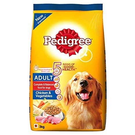 PEDIGREE ADULT CHICKEN & VEG 3 KG