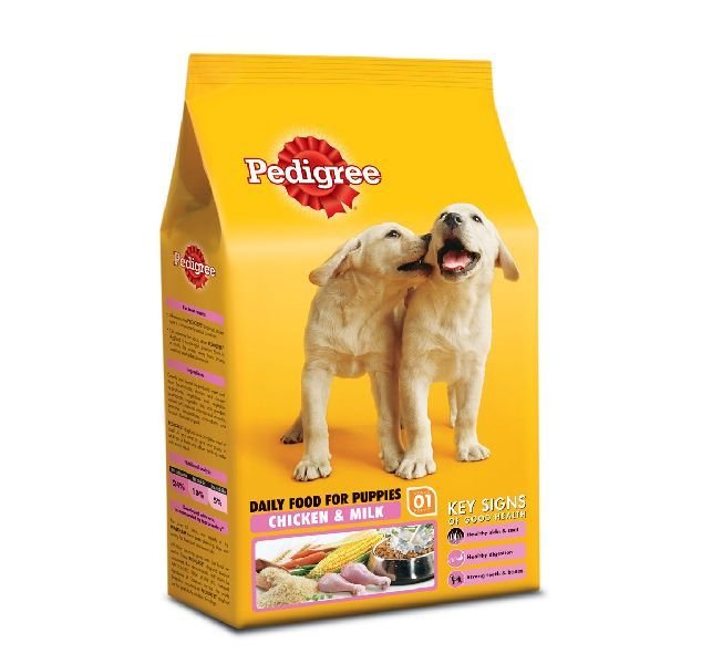 PEDIGREE DOG FOOD FOR PUPPY CHICKEN & MILK