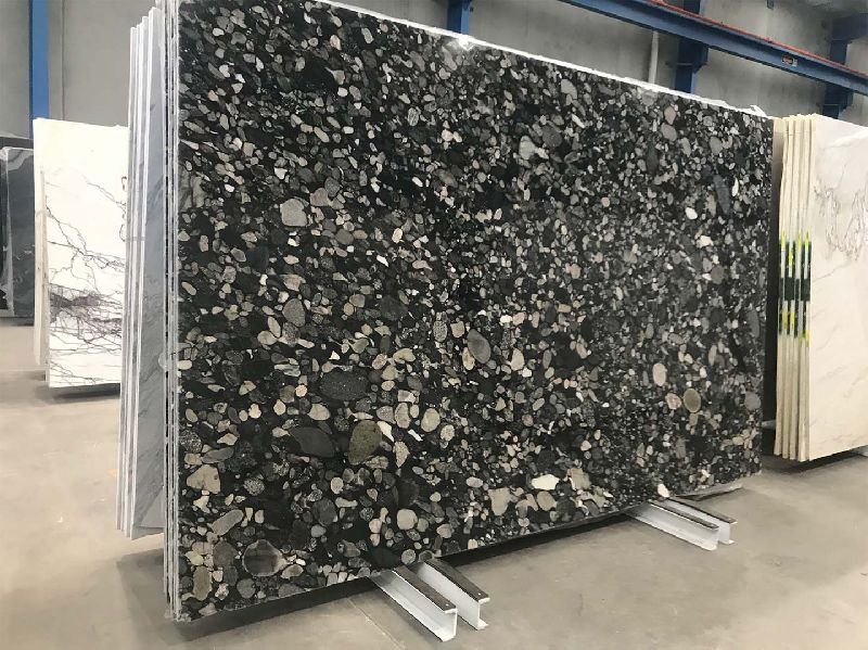 Nero Marinace Granite Slabs 01