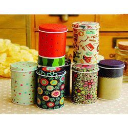 Printed Tin Container 03