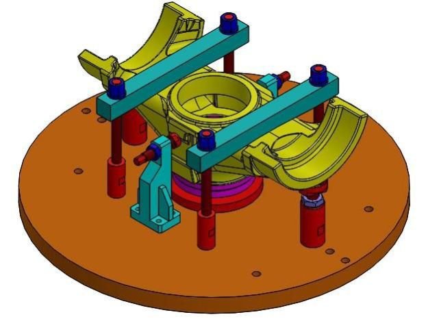 VTL Turning Mechanical Fixture 05