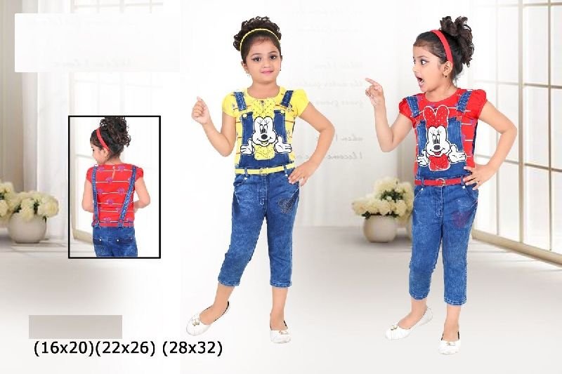 Girls Dungaree 01
