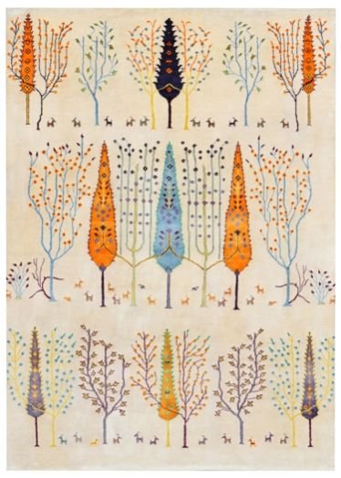 Hand Knotted Gabbeh Rugs 14