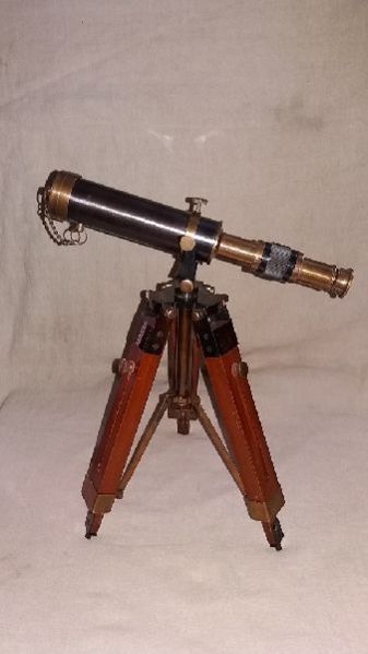 Stand Telescope With Dubble Antique