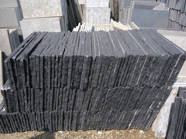 Black Limestone Slab 01