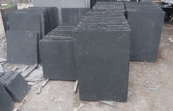 Black Limestone Slab 02