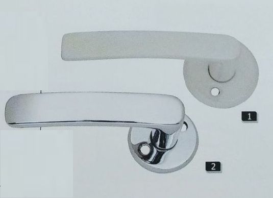 Silver Rose Lever Handle 04