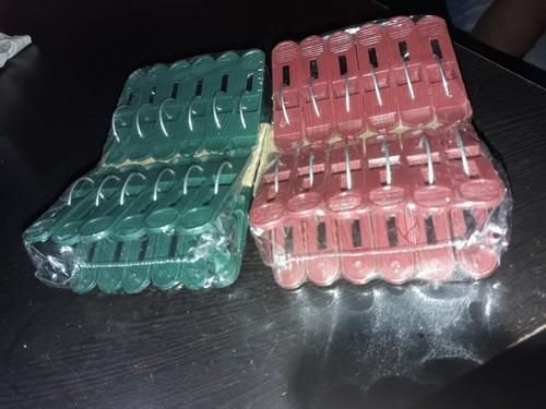 Colorful Plastic Cloth Clips