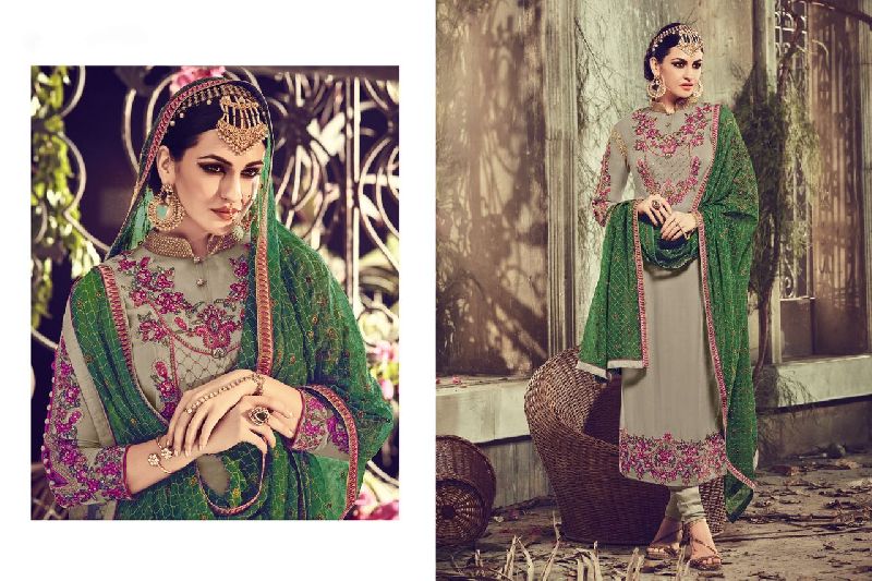 25027 Tamanna Semi Stitched Suit