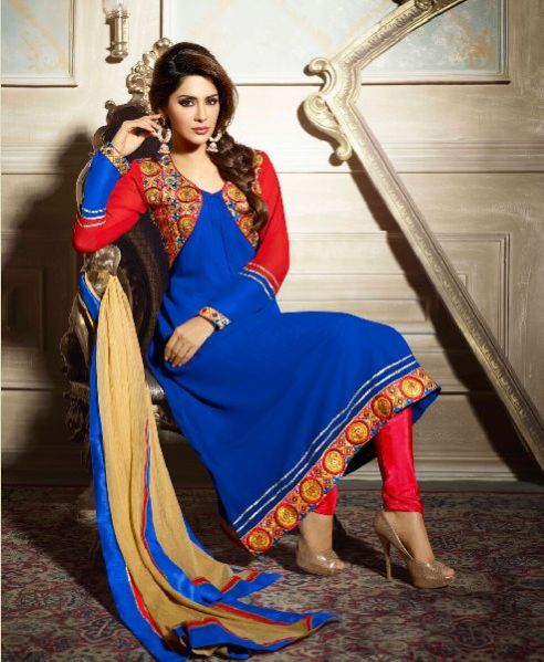 25585 Zikkra Semi Stitched Suit