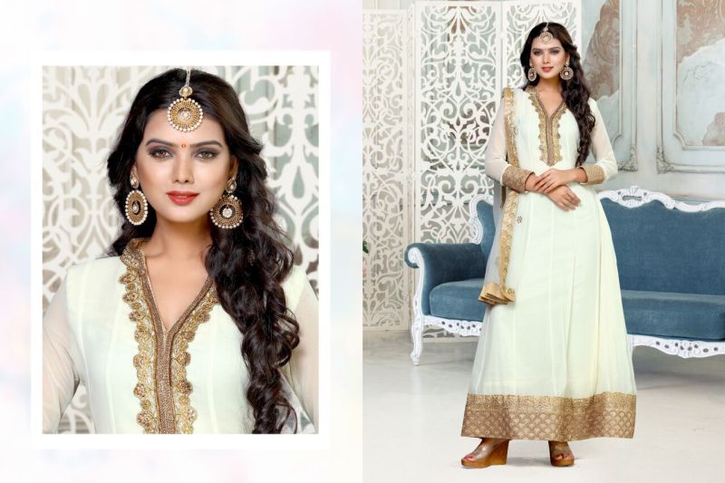 26113 Zaynah Semi Stitched Suit