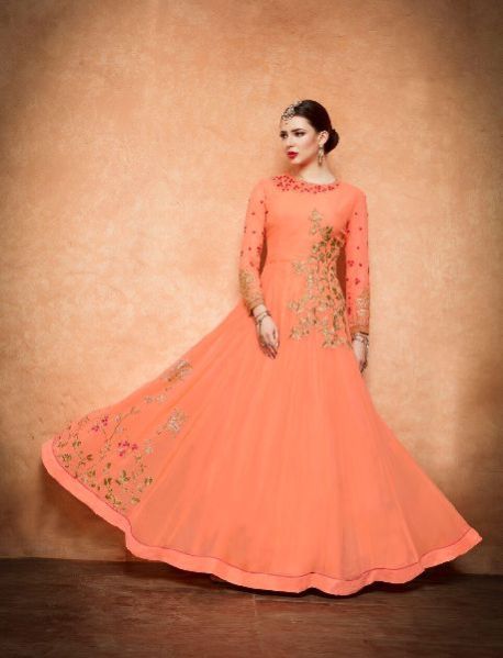 26573 Thankar Semi Stitched Suit