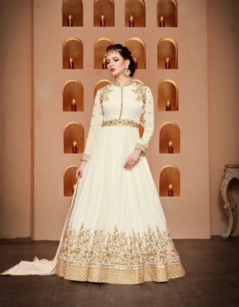 26574 Thankar Semi Stitched Suit