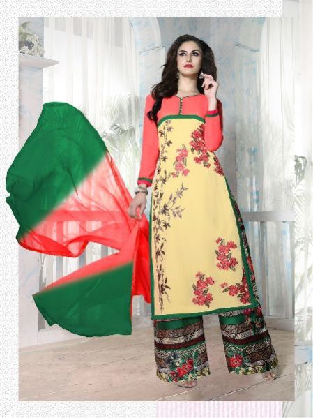 27595 Zaira Semi Stitched Suit
