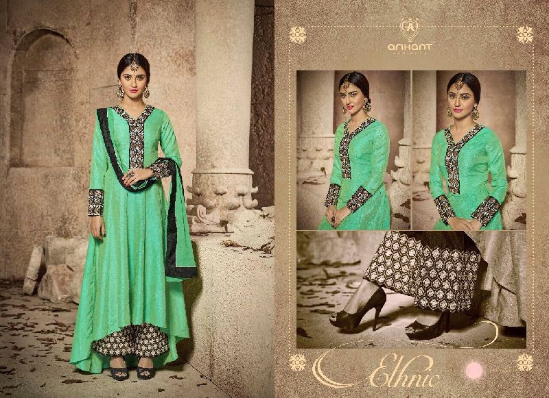 28934 Winsome Crystal Semi Stitched Suit