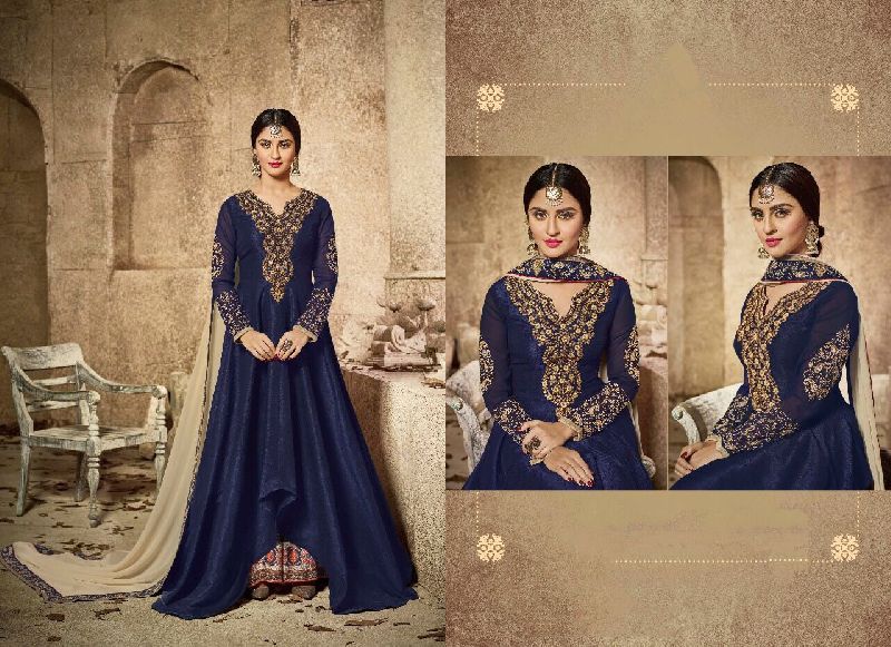 28937 Winsome Crystal Semi Stitched Suit