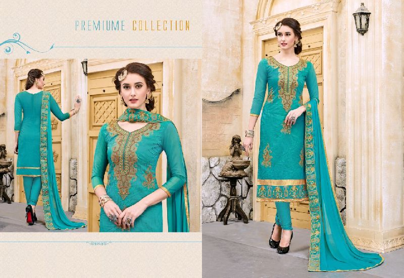 29464 Silvina Semi Stitched Suit