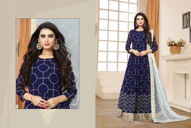 29673 Yukti Semi Stitched Suit