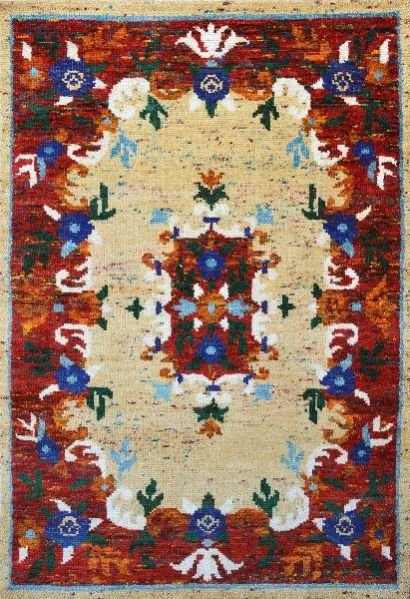 Hand Knotted Silk Saree 01