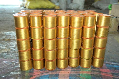 Weaving Zari Thread 01