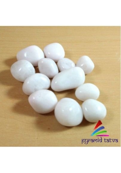 White Agate Tumbled Stone