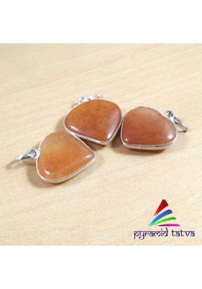 Yellow Aventurine Heart Pendant